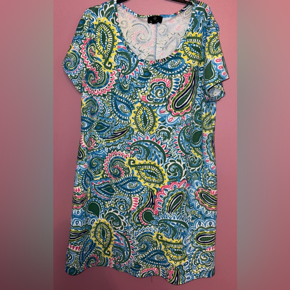 Ronni Nicole Multicolor Paisley Dress